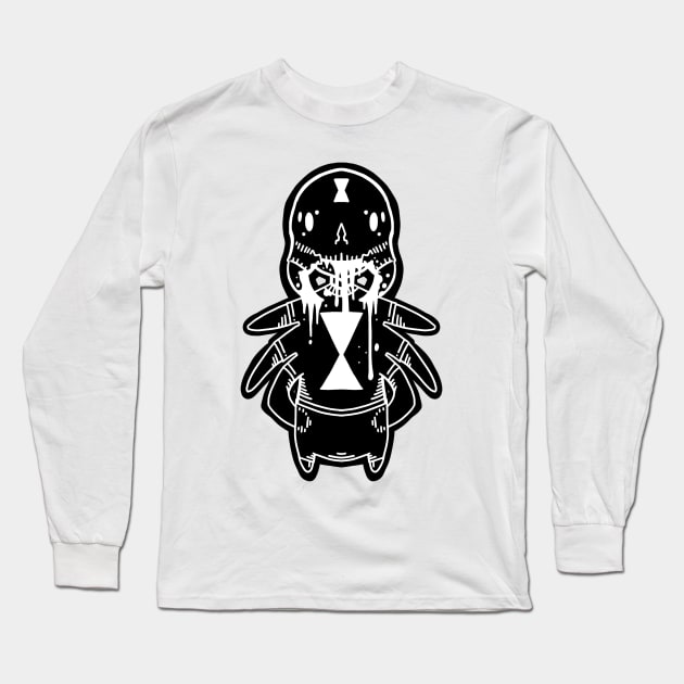 Drooling - inktober 2018 Long Sleeve T-Shirt by famousafterdeath